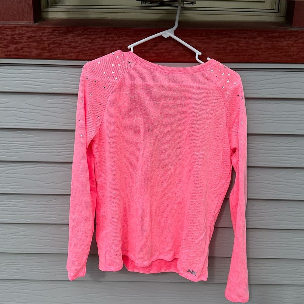 PINK by Victoria Secret, Pink, Size Large, Lightweight Sweater